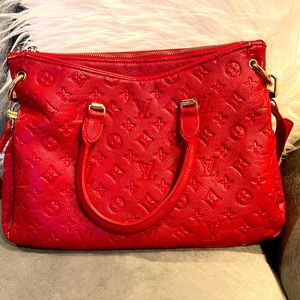 Used Red Shoulder Bag